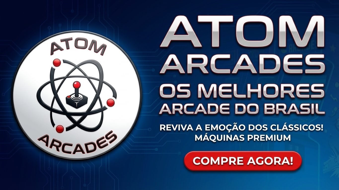 Fliperama Arcade - Reviva os Clássicos